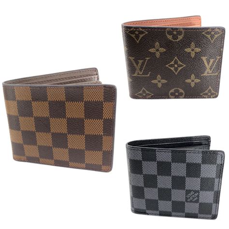 cartera louis vuitton hombre negra|billetera lv.